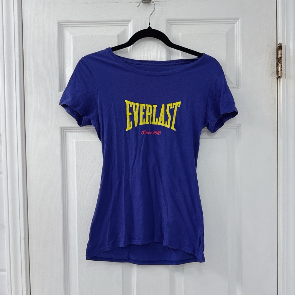 Everlast Women's Tee in Purple and Yellow
